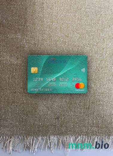 Kenya Citibank wygląd zdjęcia mastercard skan PSD + zdjęcie